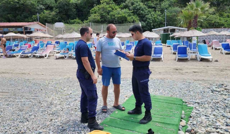 Yalova’da Sahil Güvenlik’ten plajlarda denetim