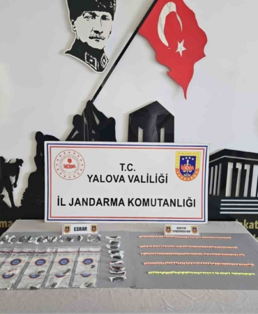 Yalova’da uyuşturucu operasyonu: 1 gözaltı