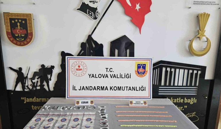 Yalova’da uyuşturucu operasyonu: 1 gözaltı