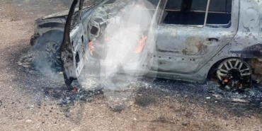 Yanan araçta bulunan  kişi yaşamını yitirdi