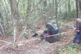 Yayla yolunda kontrolden çıkan arazi aracı devrildi: 1 ölü