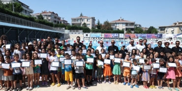 Yaz Spor Okulları’nda sertifika heyecanı