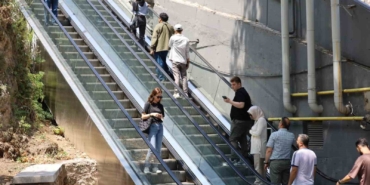 Yürüyen merdivenler tekrar Bursalıların hizmetinde