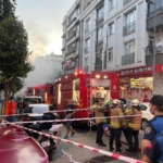 Zeytinburnu’nda bir çanta imalathanesinde yangın