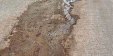 15 gündür boşa akan su vatandaşların tepkisine neden oldu