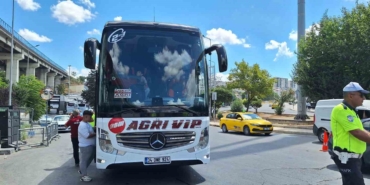 15 Temmuz Demokrasi Otogarında yolculara ve otobüslere denetim
