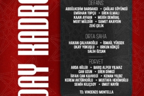 A Milli Takım’ın aday kadrosu belli oldu