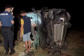 Alkollü direksiyon başına geçti kontrolden çıkıp viyadüğe uçtu: 3 yaralı