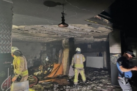 Arnavutköy’de camide yangın