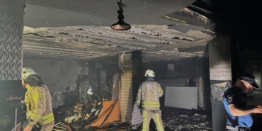 Arnavutköy’de camide yangın