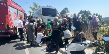 Arnavutköy’de işçi servisi kazası