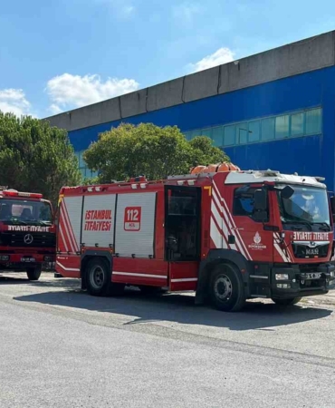 Arnavutköy’de kimya fabrikasında korkutan yangın