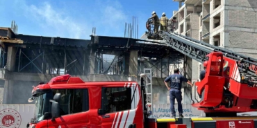 Ataşehir’de inşaatta yangın paniği