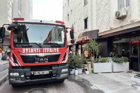 Avcılar’da bir otelin giriş katında yangın