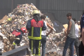 Avcılar’da kağıt geri dönüşüm deposunda korkutan yangın