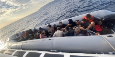 Ayvacık açıklarında 22 kaçak göçmen yakalandı