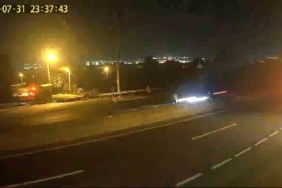 Baba ve oğlun öldüğü kaza kamerada