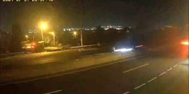 Baba ve oğlun öldüğü kaza kamerada