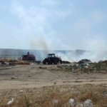 Babaeski’de çöplük alanda yangın