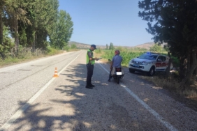 Balıkesir’de jandarmadan trafik denetimi: 16 araç trafikten men