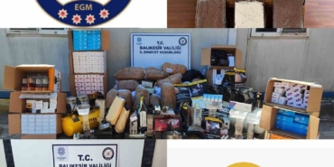 Balıkesir’de kaçak tütün ve kaçak sigara operasyonu: 8 gözaltı