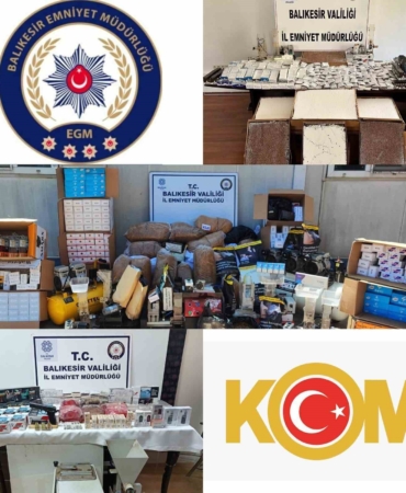 Balıkesir’de kaçak tütün ve kaçak sigara operasyonu: 8 gözaltı