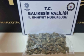Bandırma’da bir şahsın üzerinden 265 gram esrar ele geçirildi