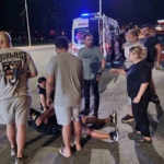 Bandırma’da motosikletten düşen sürücü yaralandı