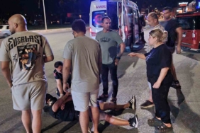 Bandırma’da motosikletten düşen sürücü yaralandı