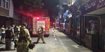 Bandırma’da ocakta unutulan yemek yangına sebep oldu