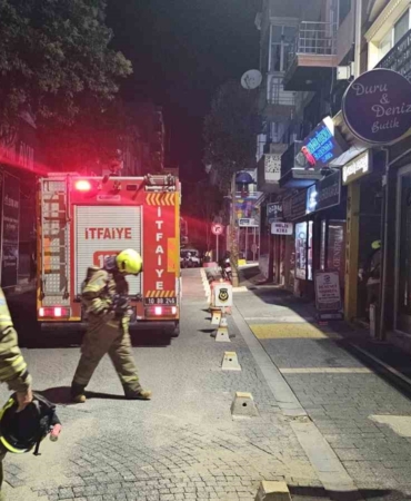 Bandırma’da ocakta unutulan yemek yangına sebep oldu