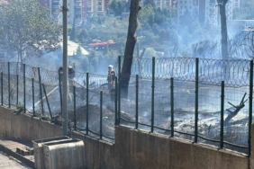 Başakşehir’de sanayi sitesi yanındaki alan yangını söndürüldü