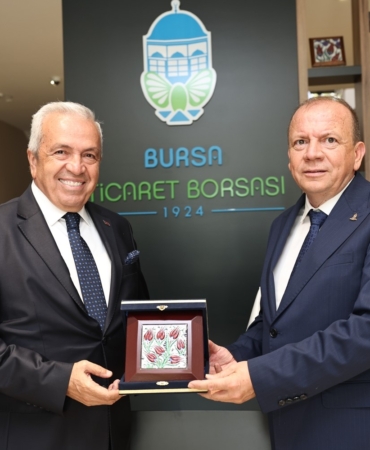 Başkan Şadi Özdemir’den Bursa Ticaret Borsası’na ziyaret