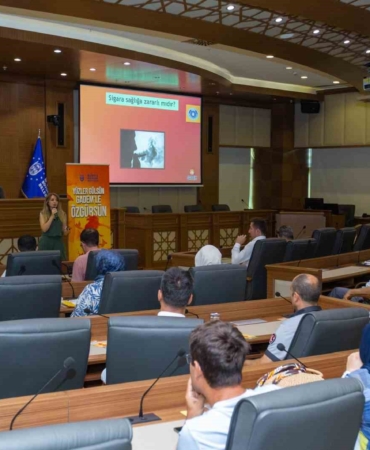 Belediye personeline ‘Bağımlılıkla Mücadele’ eğitimi