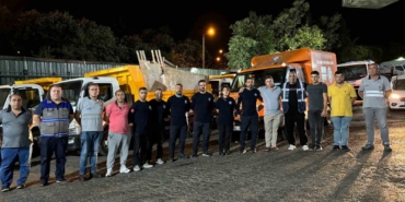 Beşiktaş Belediyesi İzmir’deki orman yangınına destek için gece yola çıktı