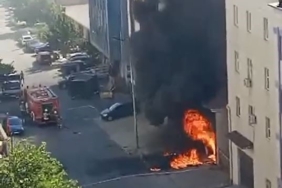 Beylikdüzü’nde korku dolu anlar: Trafo bomba gibi patladı