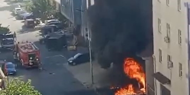 Beylikdüzü’nde korku dolu anlar: Trafo bomba gibi patladı