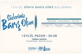 Beyoğlu’ndan dizeler ve notalarla dünyaya barış çağrısı