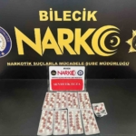 Bilecik’te aranan araçta çok sayıda uyuşturucu madde ele geçirildi