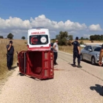 Bilecik’te elektrikli bisikletin devrilmesi sonucu 2 kişi yaralandı