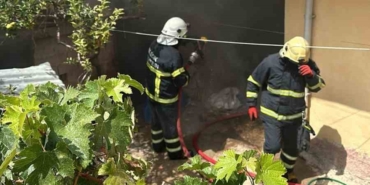 Bilecik’te kömürlük yangını