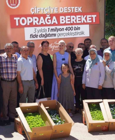 Bilecik’te son 3 yılda 1 milyon 400 bin fide dağıtımı yapıldı
