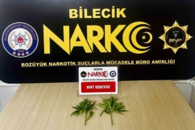 Bilecik’te yakalanan şüphelinin üzerinde uyuşturucu madde ele geçirildi