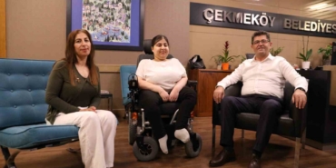 Bir buçuk yıl sonra sokağa çıktı, ilk ziyareti Başkan Çerkez’e oldu