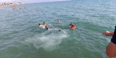 Boğulma tehlikesi geçiren çocuğu Sahil Güvenlik kurtardı