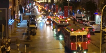 Bozüyük’te 30 Ağustos Zafer Bayramı araç konvoyu ile kutlandı