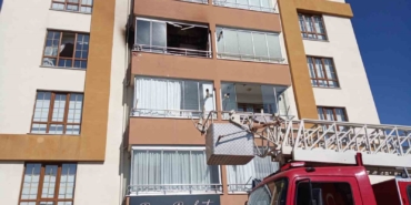 Bozüyük’te bir apartman dairesinde yangın çıktı