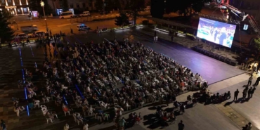 Bozüyük’te yarı final heyecanı dev ekranda izlendi