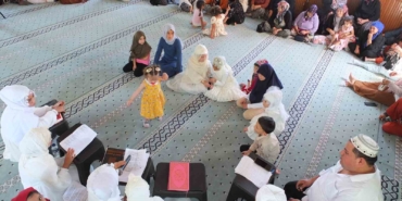 Burhaniye Çoruk köyünde toplu hatim cemiyeti düzenlendi