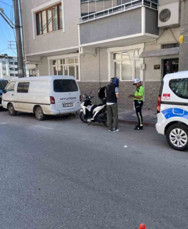 Bursa Karacabey’de 860 motosiklete 3 milyon lira ceza